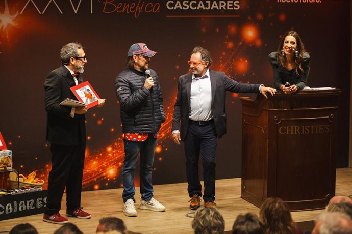 El tenor Zapata, Santiago Segura, el mago More y Beatriz Ordovas.