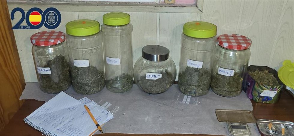 Droga incautada en el marco de la operación