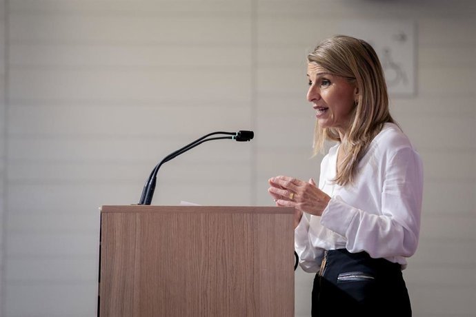 La vicepresidenta segunda y ministra de Trabajo y Economía Social, Yolanda Díaz