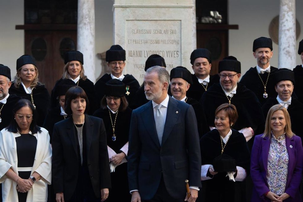 El Rey Felipe VI abre el curso de las universidades españolas en la Universitat de Valncia.