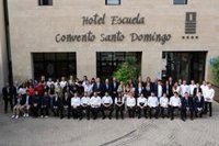 Alumnado del Hotel Escuela de Archidona (Málaga) participa en la cena de la gala de la Guía Michelin