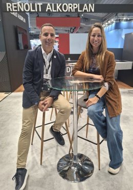 Miquel López (RENOLIT ALKORPLAN) y Gemma Mengual