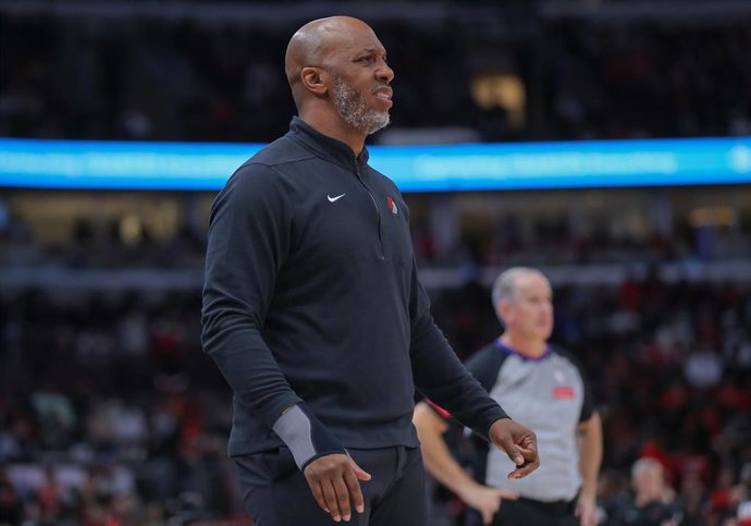 Archivo - El entrenador estadounidense de los Portland Trail Blazers, Chauncey Billups