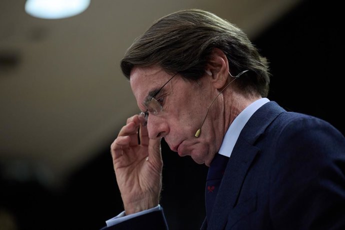 Archivo - El expresidente del gobierno, José María Aznar, 