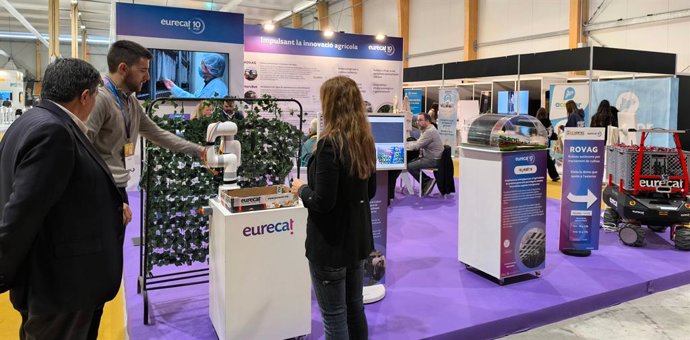 Estand de Eurecat en Agrobiotech Innovation Forum en Lleida.
