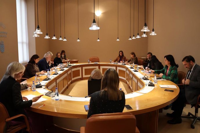 Reunión de la Xunta de Portavoces del Parlamento de Galicia
