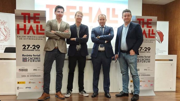 Presentación de The Hall, el primer salón inmobiliario de Extremadura que se celebra este fin de semana en Cáceres