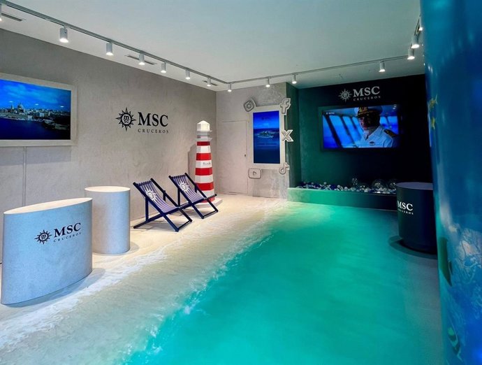 MSC Cruceros inaugura su primera 'pop-up' store inmersiva en Madrid.