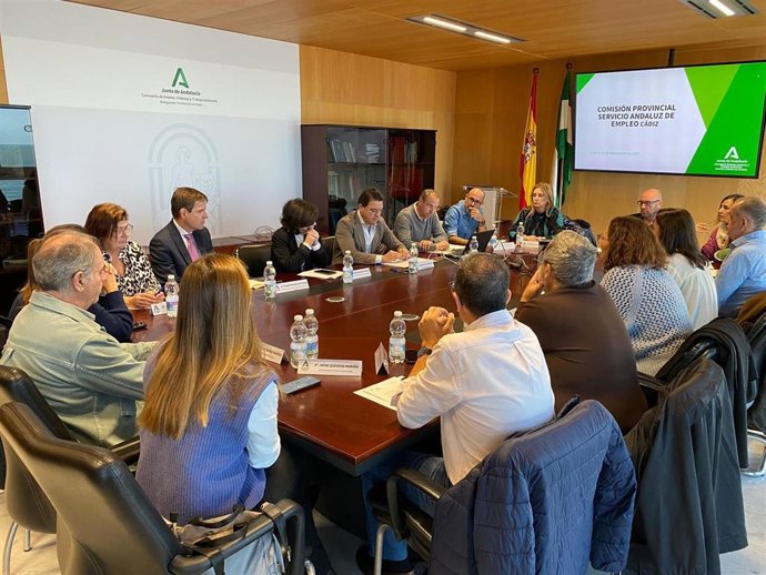 Daniel Sánchez preside la Comisión Provincial del Servicio Andaluz de Empleo.