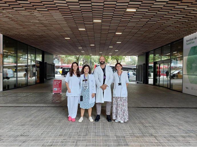 El equipo del IR Sant Pau a cargo del estudio.