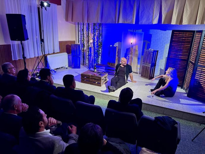 Un momento del acto celebrado hoy por la Diputación.