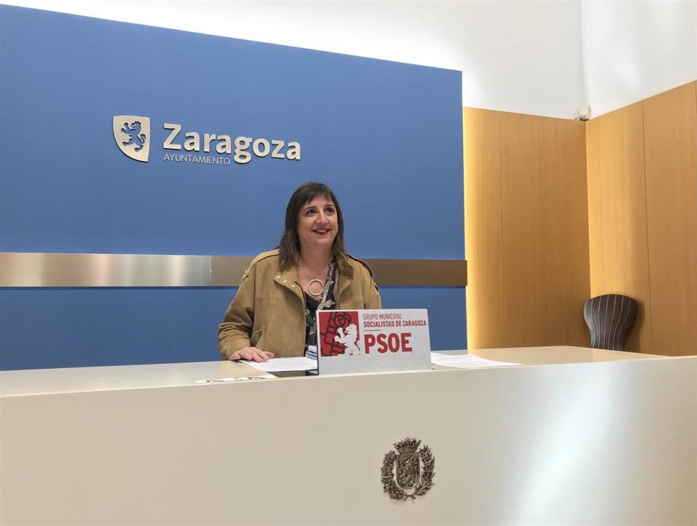 La portavoz del grupo municipal del PSOE en el Ayuntamiento de Zaragoza, Lola Ranera