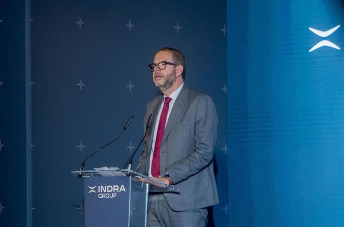 El secretario de Estado de Industria, Jordi García Brustenga, durante una reunión para trabajar en los Programas Especiales de Modernización (PEM), en IFEMA, a 29 de octubre de 2025, en Madrid (España). Indra ha organizado el evento con el objetivo de coo