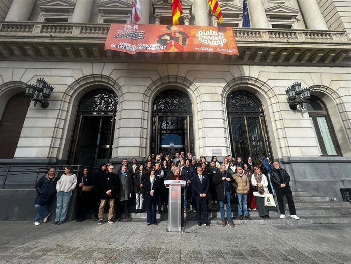 Acto institucional de la DPZ por el 25N.