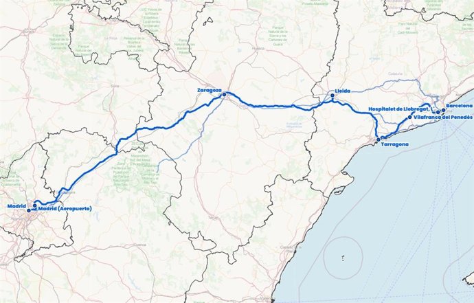Nueva línea en el corredor de autobuses Madrid-Barcelona