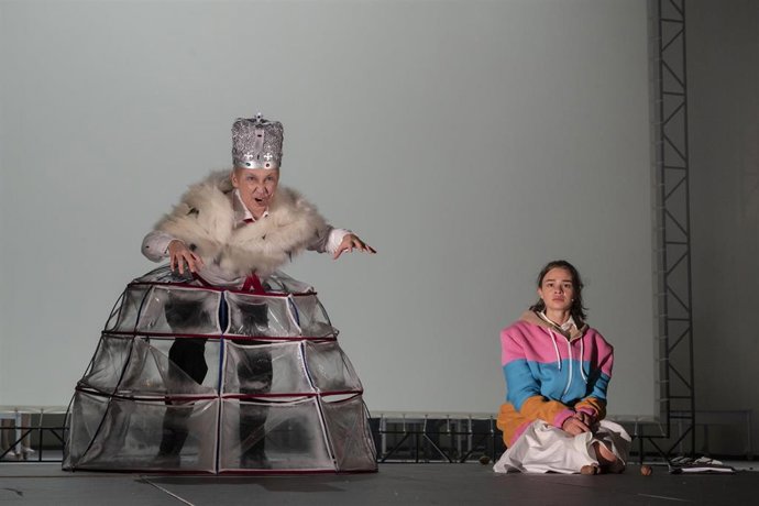 Uno de los momentos del montaje