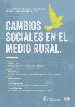 La Delegación del Gobierno organiza este viernes en Porrúa el acto sobre los cambios sociales en el medio rural en el marco de la iniciativa ‘España en libertad. 50 años’.