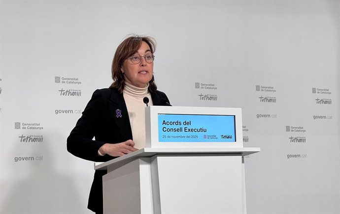 La portaveu i consellera de Territori de la Generalitat, Sílvia Paneque