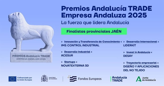 Cartel con los finalistas de Jaén.