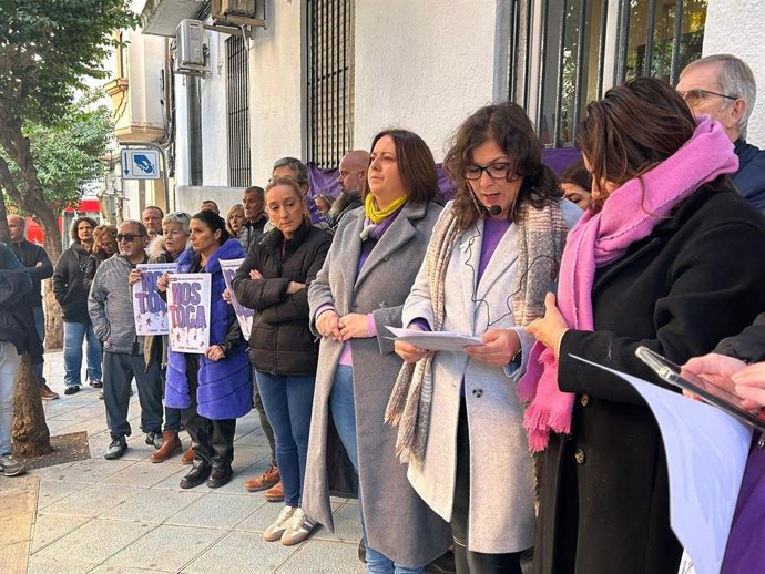 Lectura del manifiesto en CCOO