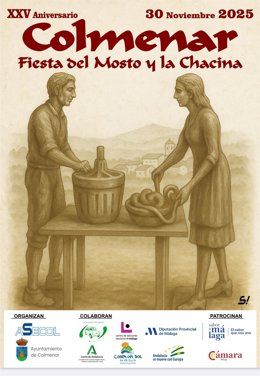 La Fiesta del Mosto y la Chacina de Colmenar (Málaga) celebra su 25 aniversario con tributo a productos artesanales.