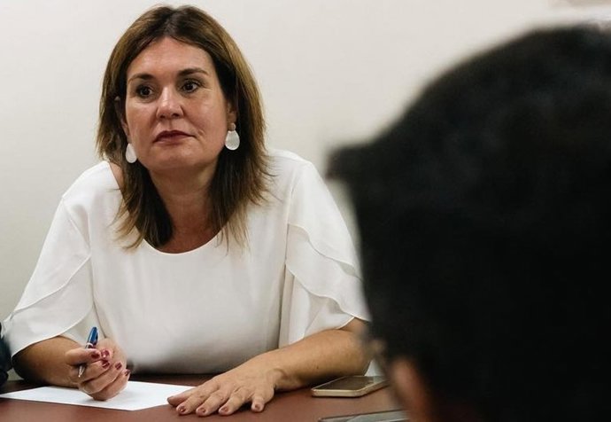 Archivo - La diputada del Partido Popular de Canarias por la provincia de Las Palmas y portavoz del Grupo Popular en el Ayuntamiento de Las Palmas de Gran Canaria, Jimena Delgado