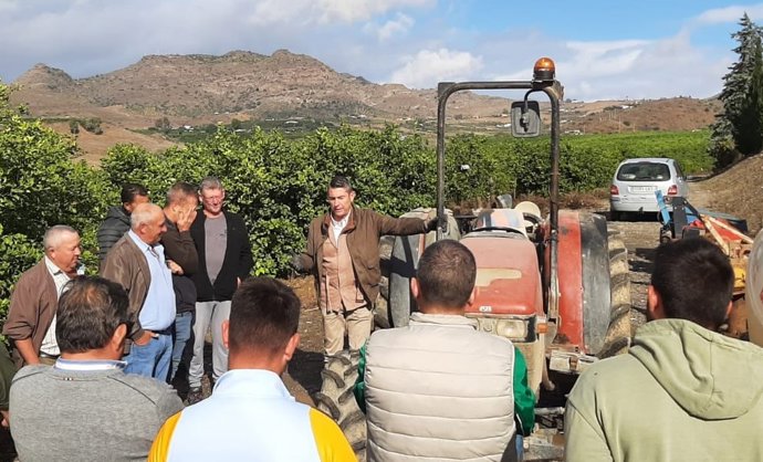 Asaja y la Diputación de Málaga culminan un curso de especialización para tractoristas enfocado al cultivo de cítricos