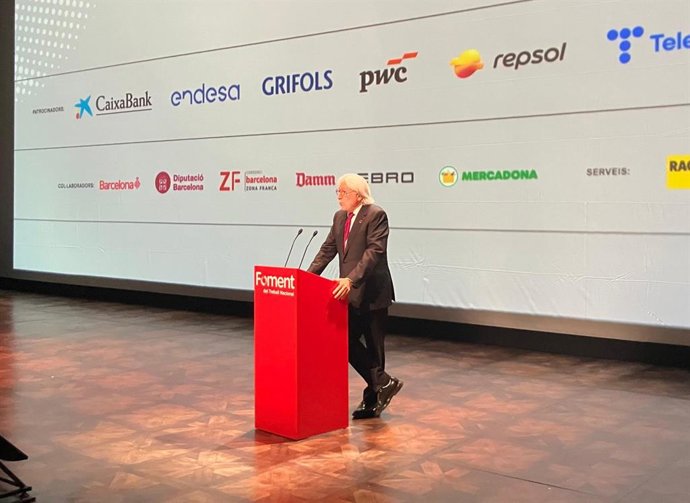 El president de Foment del Treball, Josep Sánchez Llibre.