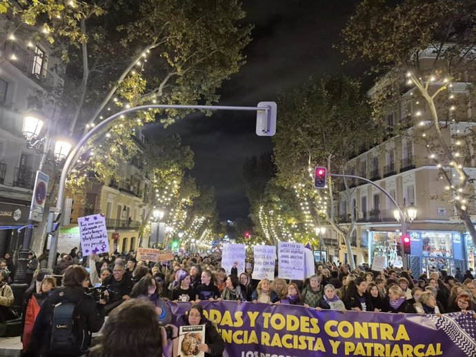 La Comisión 8M se moviliza este 25 de noviembre por las calles de Madrid
