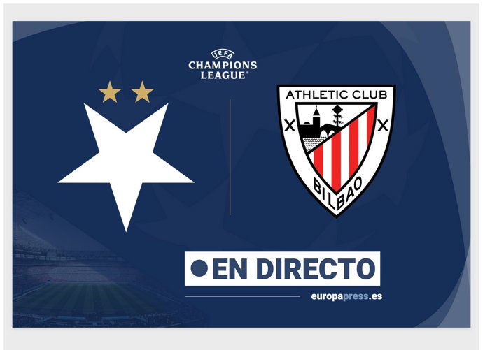 Onces Iniciales probables: Slavia Prague - Athletic: resumen y estadísticas del partido de la jornada 5 de Champions