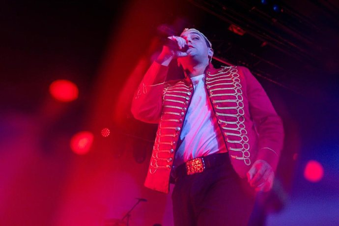 El artista Barry B durante un concierto en La Riviera, a 25 de noviembre de 2025, en Madrid (España).