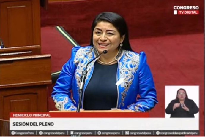 Ministra de Economía y Finanzas, Denisse Miralles.