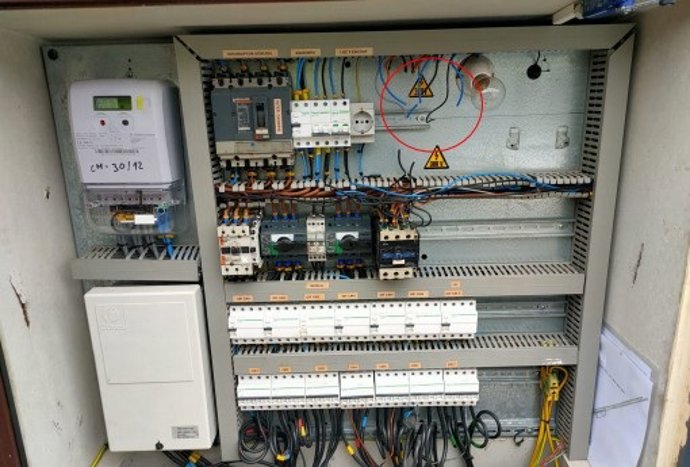 Infraestructura en la que se ha detectado el presunto "sabotaje".