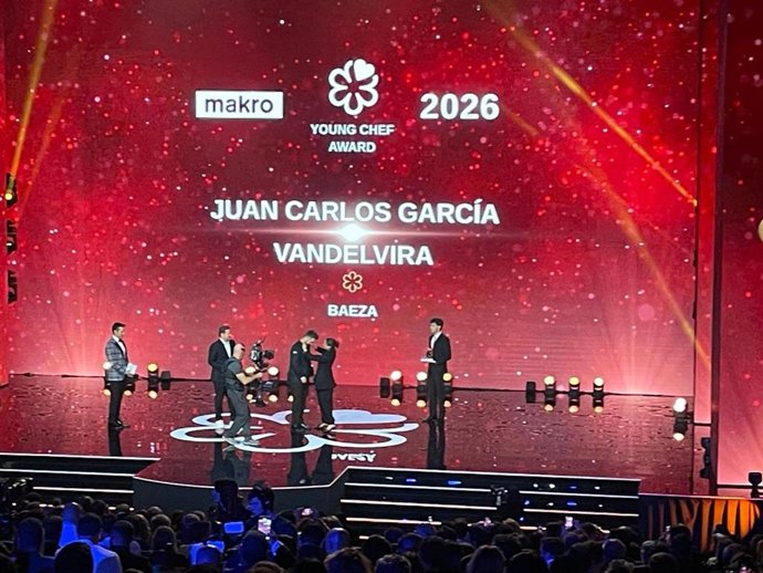 Reconocimiento a Juan Carlos García, del restaurante Vandelvira, en Baeza