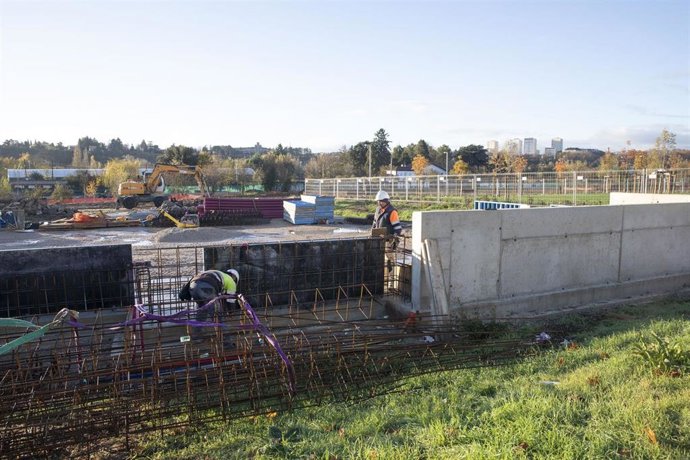 Obras del Parque de la Magdalena.