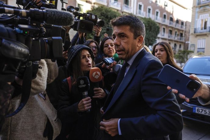 El 'president' en funciones, Carlos Mazón.