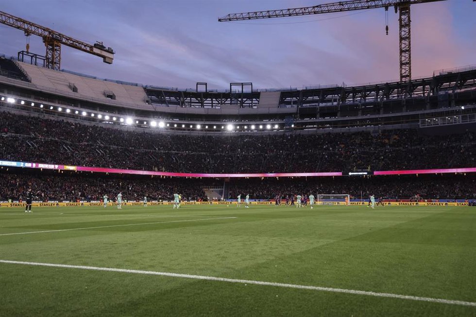 El interior del Camp Nou.