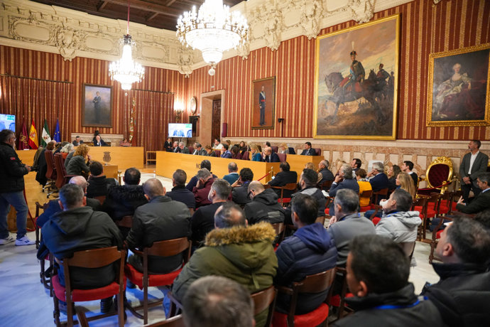 Pleno del Ayuntamiento de Sevilla este miércoles.