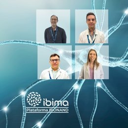 Investigadores de Málaga que han impulsado un estudio para la detección ultratemprana del alzheimer con análisis de sangre.