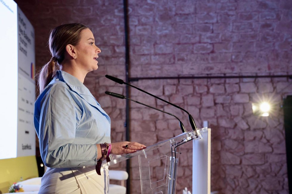 La presidenta del Govern, Marga Prohens, intrviene en el Forbes Illes Balears Tourism Summit. 