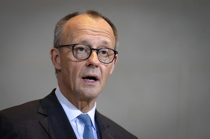 19 de novembro de 2025, Berlim, Berlim, Alemanha: Friedrich Merz na coletiva de imprensa após a assinatura da parceria bilateral de inovação entre a Alemanha e a Suécia na Chancelaria Federal. Berlim, 19 de novembro de 2025