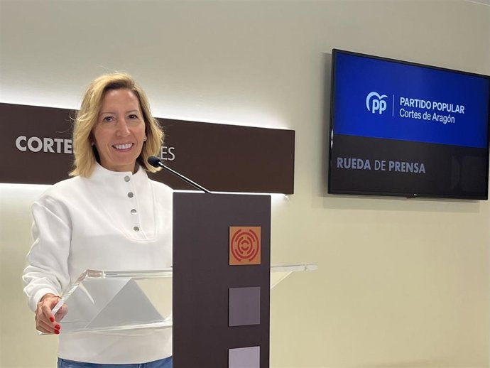 La diputada del PP Aragón Susana Cobos.