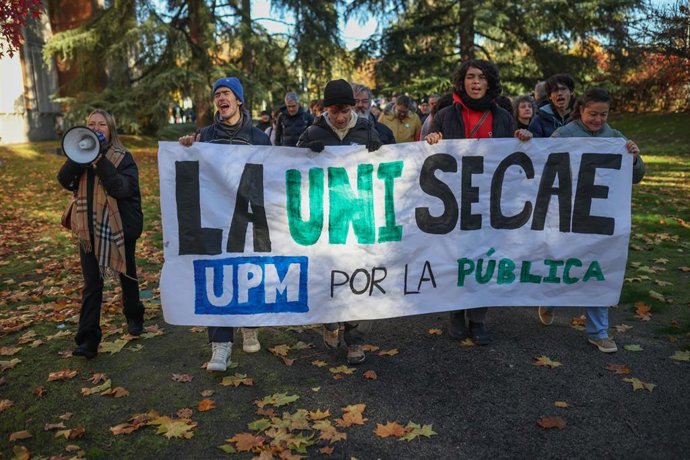 Pasacampus en la UCM, a 26 de noviembre de 2025, en Madrid (España).