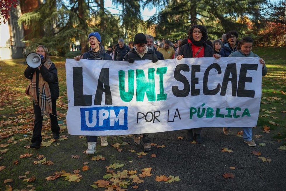 Pasacampus en la UCM, a 26 de noviembre de 2025, en Madrid (España).
