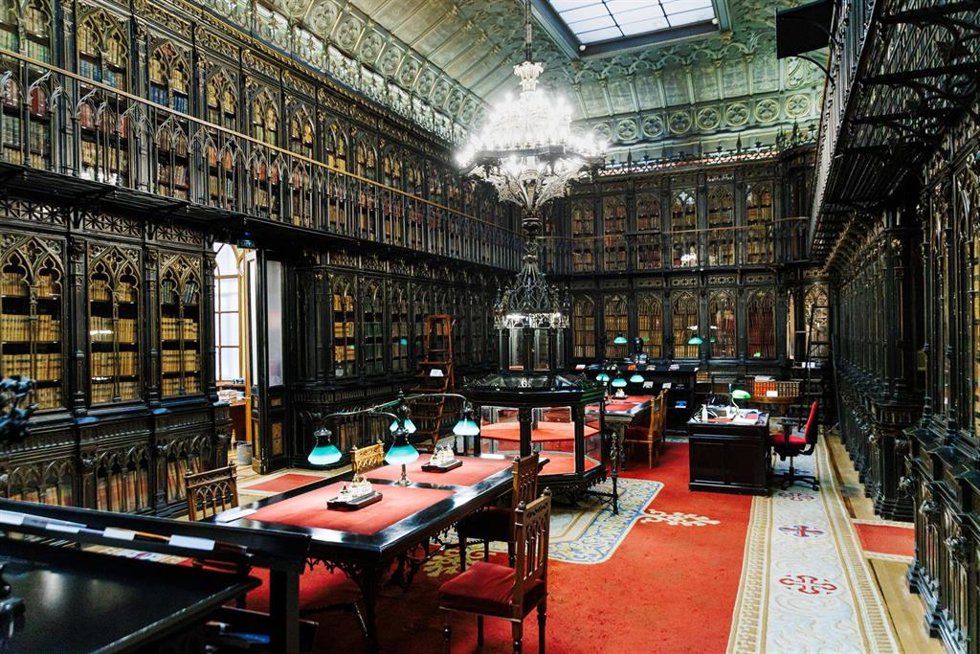 Archivo - Biblioteca del Senado durante la jornada de Puertas Abiertas en la Cámara Alta, a 28 de noviembre de 2024, en Madrid (España).