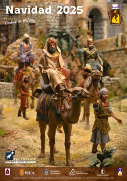 Cartel dela campaña de la Asociación de Belenistas de Guadalajara.