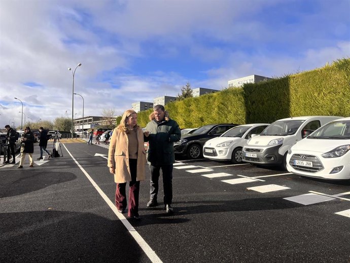 La alcaldesa de Burgos, Cristina Ayala, y el vicealcalde, Juan Manuel Manso