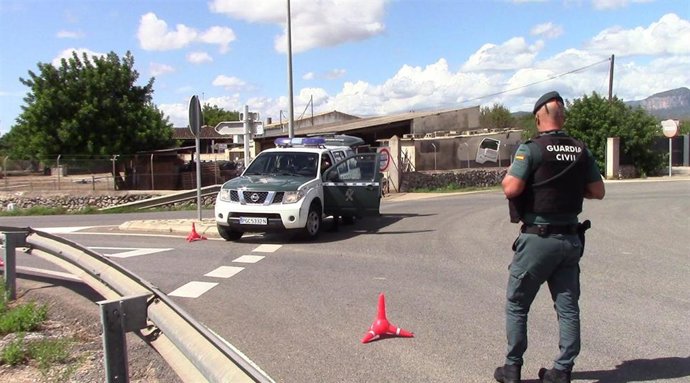 Control de la Guardia Civil.