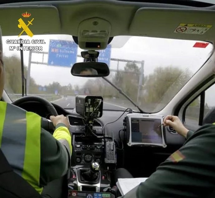 Control de la Guardia Civil de Tráfico