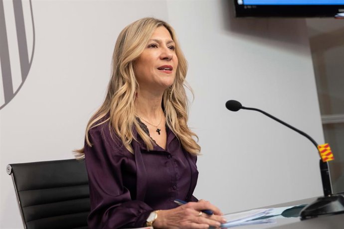 La vicepresidenta del Gobierno de Aragón, Mar Vaquero.